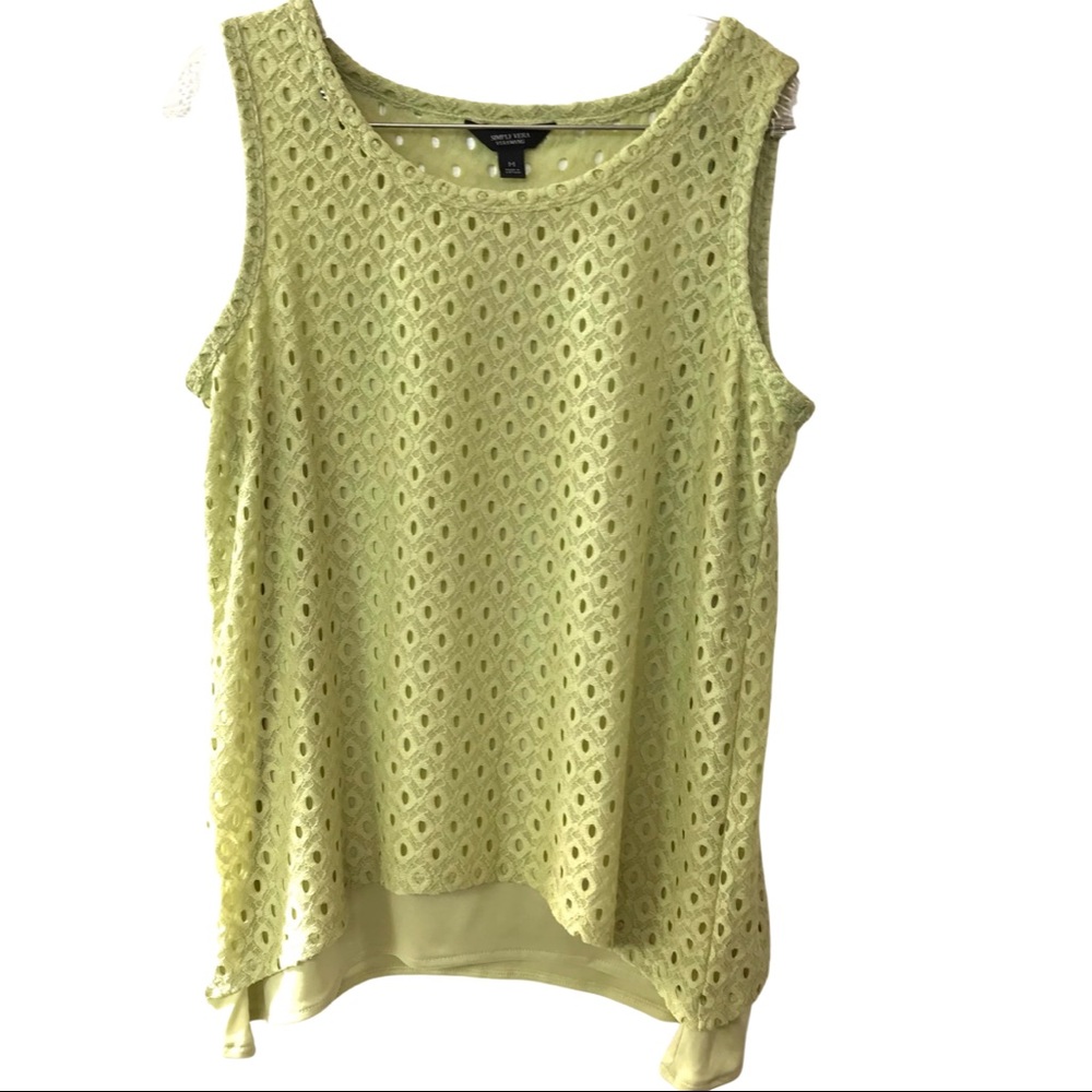 Simply Vera layered tank top women’s medium